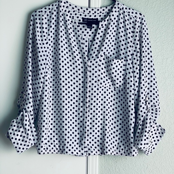 INC polka dot top. - Picture 2 of 5